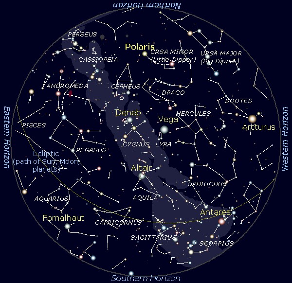 September 2011 Sky Chart